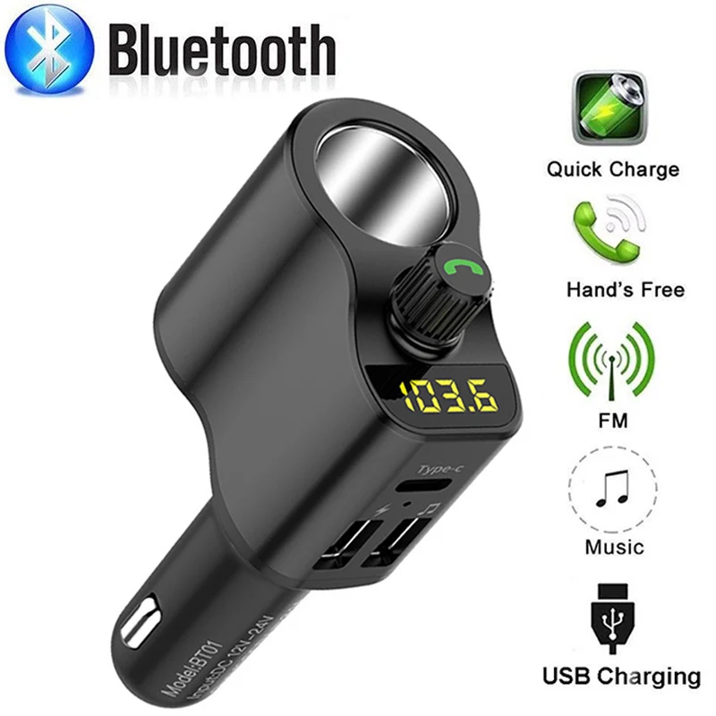 FM модулятор с функцией громкой связи и Bluetooth|FM-трансмиттеры| |
