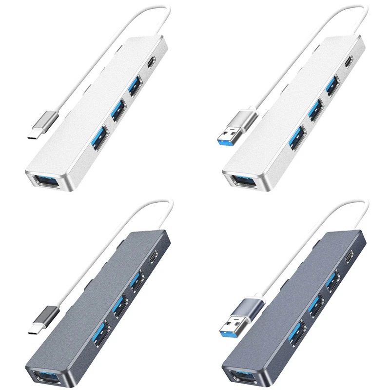 Multifunctional 5 Ports USB 3.0 Hub Adapter Type C/ USB 3.0 to USB 3.0 Hub Converter Adapter for Laptop Docking Stations
Multifunctional 5 Ports USB 3.0 Hub Adapter Type C/ USB 3.0 to USB 3.0 Hub Converter Adapter for Laptop Docking Stations