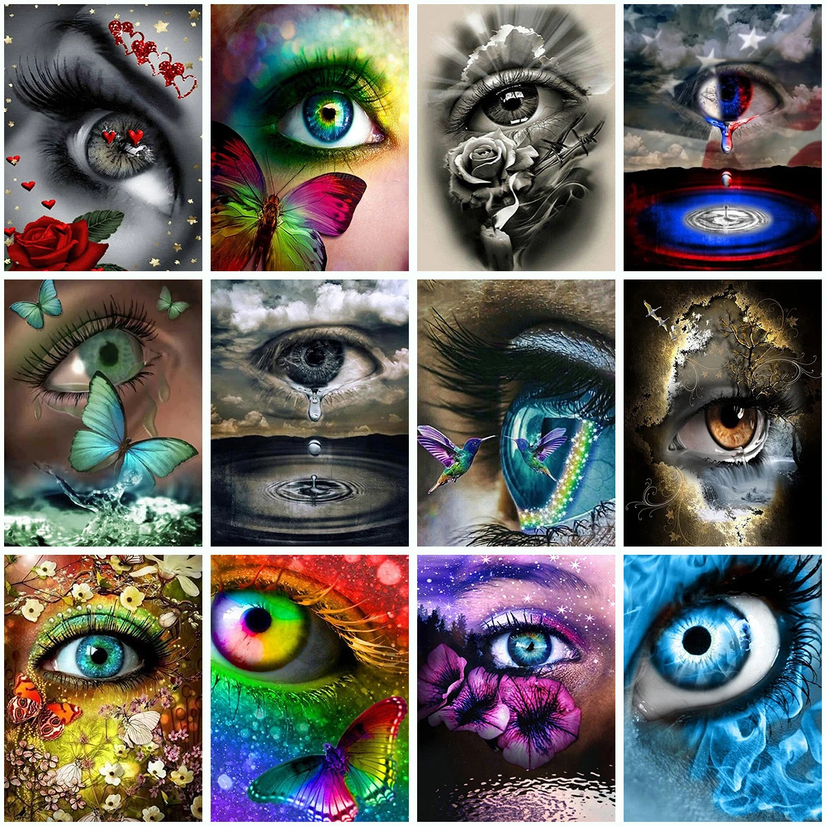 Diy 5d Diamond Painting Character Eyes Cross Stitch Portrait Butterfly Round Diamond Embroidery Mosaic Rhinestone New Year Gift
Diy 5d Diamond Painting Character Eyes Cross Stitch Portrait Butterfly Round Diamond Embroidery Mosaic Rhinestone New Year Gift