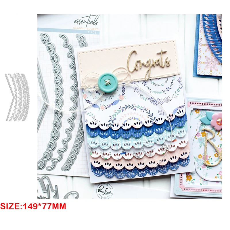 New Arrival Lace Frame Metal Cutting Dies For 2021 Scrapbooking Corner Stencil Greeting Cards Making Embossed Decor Craft
New Arrival Lace Frame Metal Cutting Dies For 2021 Scrapbooking Corner Stencil Greeting Cards Making Embossed Decor Craft