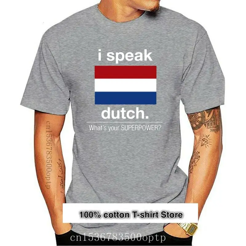 

Camiseta holandesa Superpower para hombre y mujer, Camisa de algodón con cuello redondo, de gran tamaño S-5xl, nueva moda