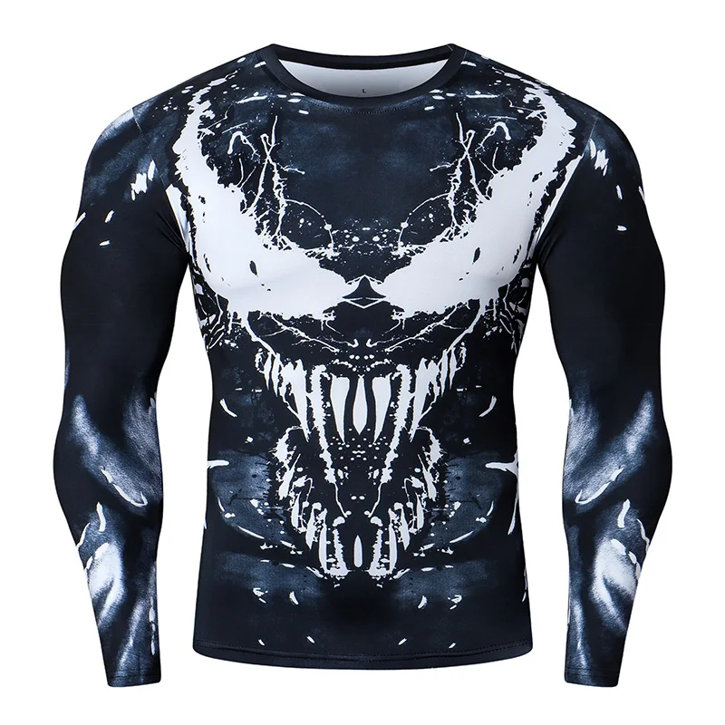 Men Compression T Shirt Fitness Tight Long Sleeve Sport tshirt Training Jogging Shirts Gym 3D Printed Cosplay Quick Dry rashgard 
Men Compression T Shirt Fitness Tight Long Sleeve Sport tshirt Training Jogging Shirts Gym 3D Printed Cosplay Quick Dry rashgard