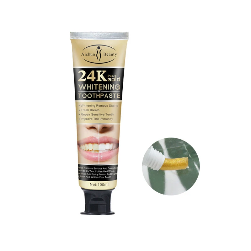Gold Toothpaste Dental Care Smoke Stains Breath Freshening Mouthguard Toothpaste Oral Cleaning Whitening
Gold Toothpaste Dental Care Smoke Stains Breath Freshening Mouthguard Toothpaste Oral Cleaning Whitening