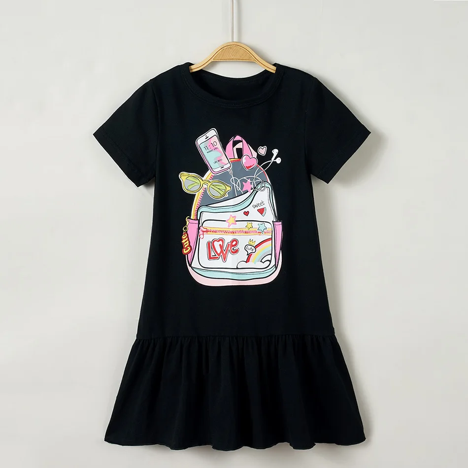 2021 New Toddler Girls Cotton Dress Costume Summer Casual Kids Black Fashion Print Clothes Outfit For 1-6 Years
2021 New Toddler Girls Cotton Dress Costume Summer Casual Kids Black Fashion Print Clothes Outfit For 1-6 Years