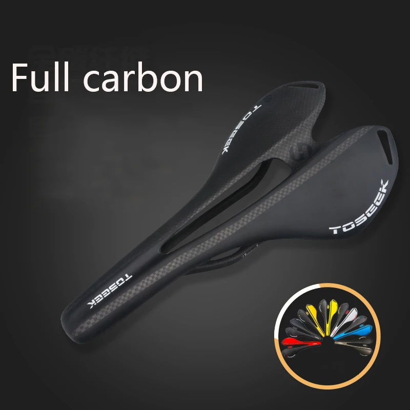 TOSEEK 3K Full Carbon Bicycle Seat MTB Bicycle Cushion Mountain Road Bike Lightweight Bicycle Saddle gloss/matte Bike Parts red
TOSEEK 3K Full Carbon Bicycle Seat MTB Bicycle Cushion Mountain Road Bike Lightweight Bicycle Saddle gloss/matte Bike Parts red