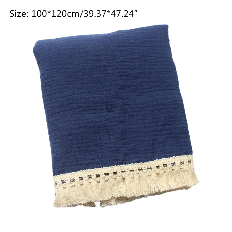 Baby Tassel Swaddle Wrap Pure Cotton Muslin Receiving Blanket Newborn Infant Photography Props Shower Gifts
Baby Tassel Swaddle Wrap Pure Cotton Muslin Receiving Blanket Newborn Infant Photography Props Shower Gifts