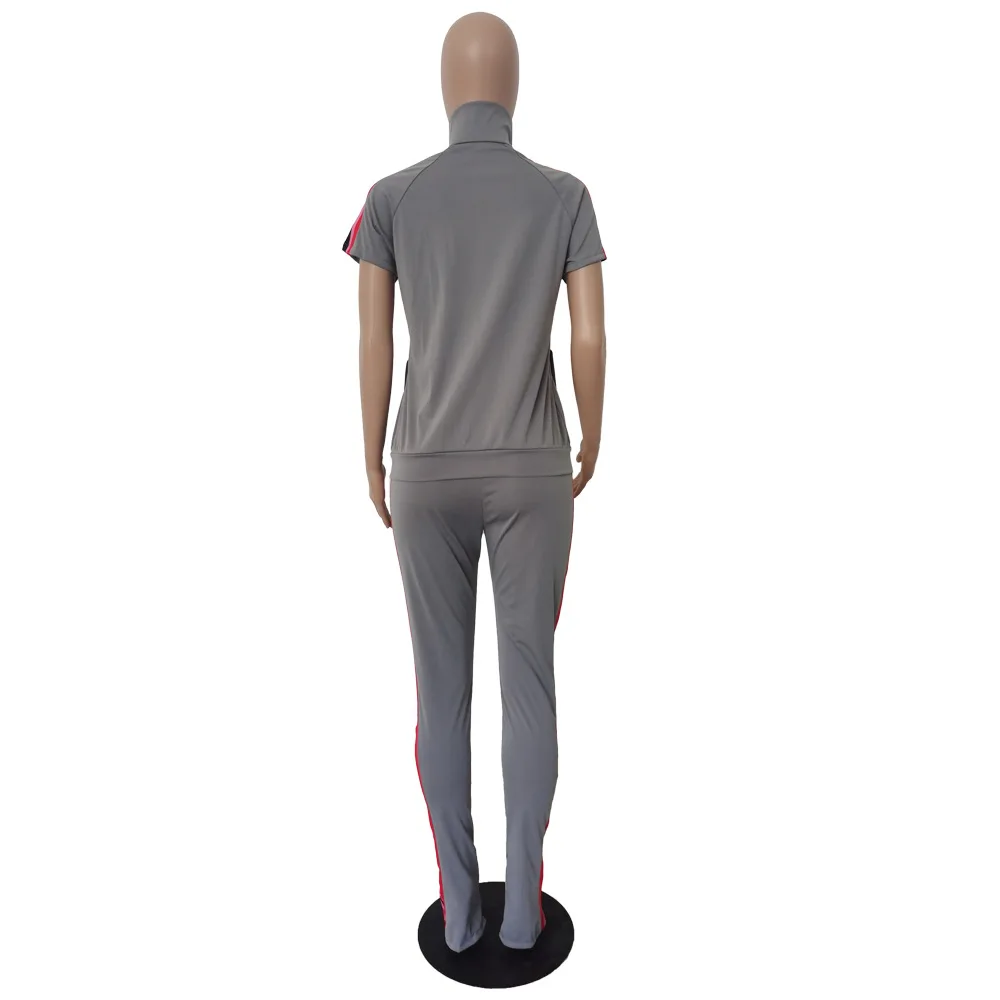 Side Striped Spliced Two Piece Sweatsuit Women Front Zipper Sleeveless Pockets Pullover + Split Hem Flare Pant Sporty Tracksuit
Side Striped Spliced Two Piece Sweatsuit Women Front Zipper Sleeveless Pockets Pullover + Split Hem Flare Pant Sporty Tracksuit