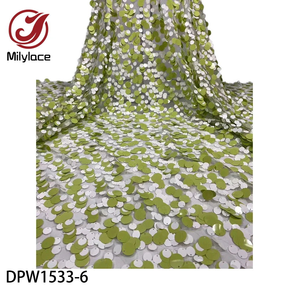 Beautiful Sequins Embroidery 3D Lace Fabric High Quality French Mesh African Lace Fabric for Evening Dress DPW1534
Beautiful Sequins Embroidery 3D Lace Fabric High Quality French Mesh African Lace Fabric for Evening Dress DPW1534