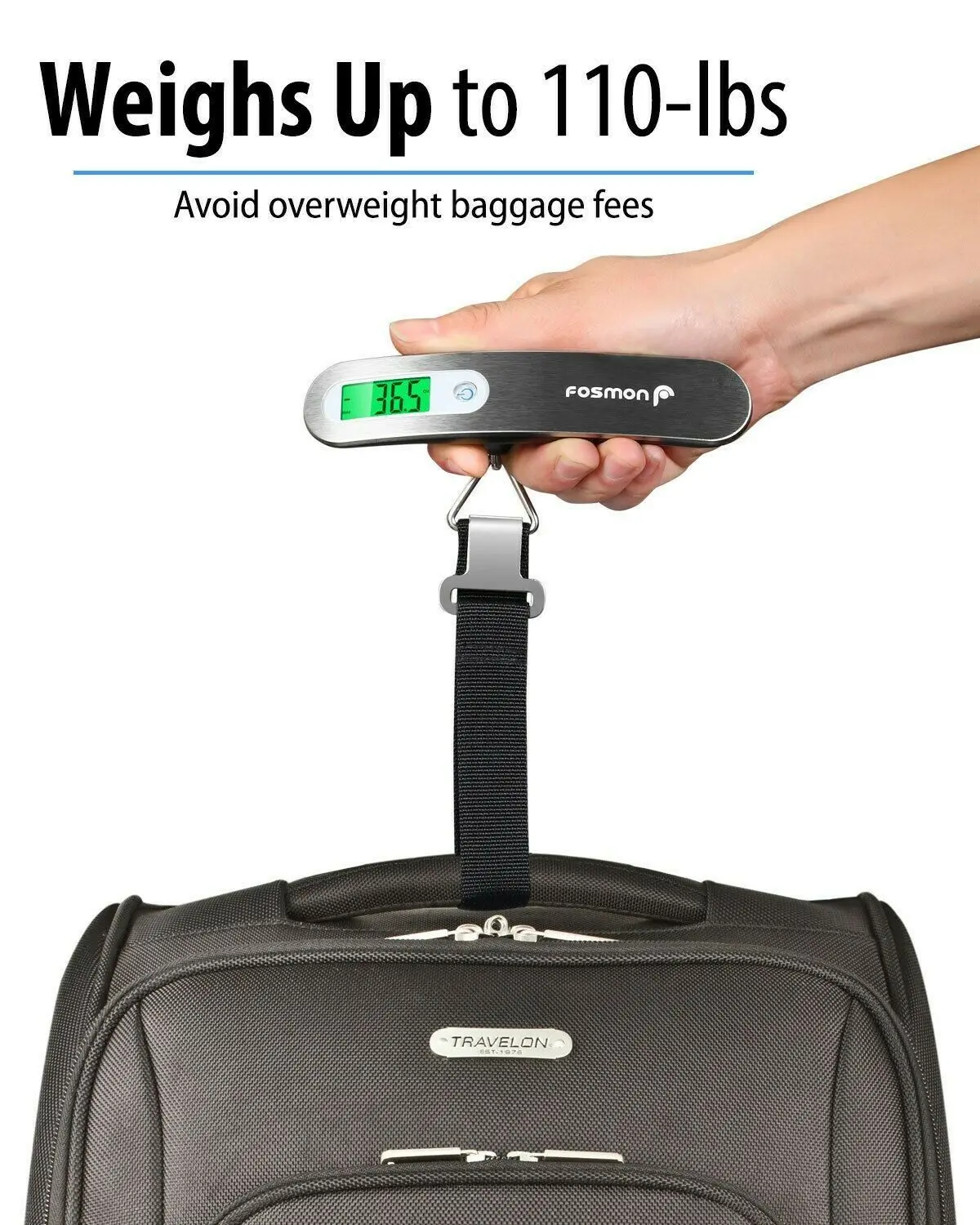 Mini Luggage Scale 50KG/110IB Temperature LCD Display Scale Life Portable Electronic Weighing Equipment Free Battery
Mini Luggage Scale 50KG/110IB Temperature LCD Display Scale Life Portable Electronic Weighing Equipment Free Battery