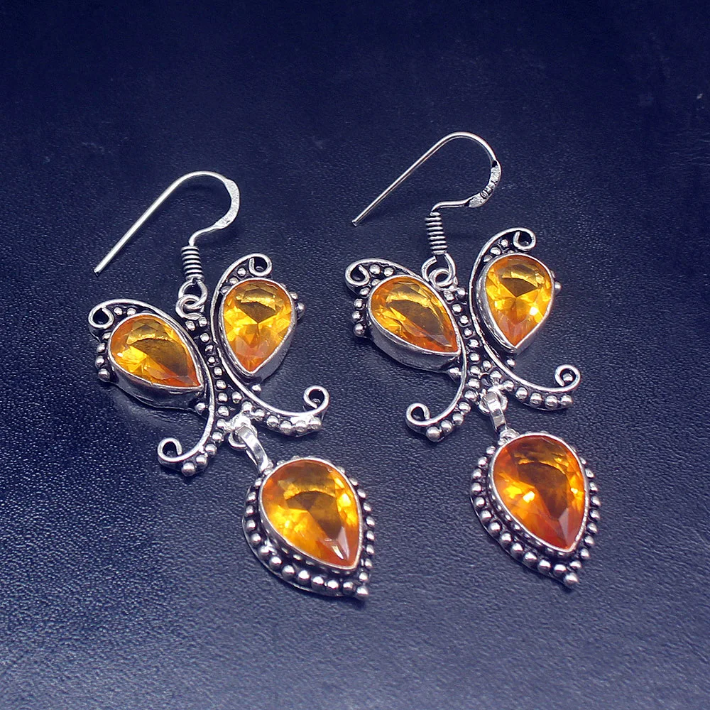 Gemstonefactory Big Promotion Unique 925 Silver Elegant Honey Topaz Sunny Women Ladies Gifts Dangle Drop Earrings 20212225
Gemstonefactory Big Promotion Unique 925 Silver Elegant Honey Topaz Sunny Women Ladies Gifts Dangle Drop Earrings 20212225
