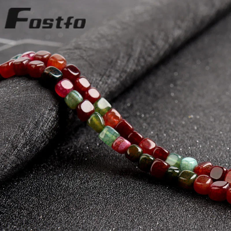 Natural Stone Colorful Dragon Square Agate Beads Round Loose Spacer Beads For Jewelry Making 8*8mm DIY Bracelets Material
Natural Stone Colorful Dragon Square Agate Beads Round Loose Spacer Beads For Jewelry Making 8*8mm DIY Bracelets Material