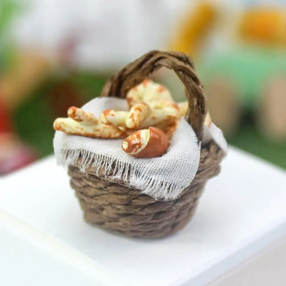 1/12 Dollhouse Food Play Miniature Bread Basket Model Toy DIY Crafts Props Gift Miniature Bread Basket Model Toy
1/12 Dollhouse Food Play Miniature Bread Basket Model Toy DIY Crafts Props Gift Miniature Bread Basket Model Toy