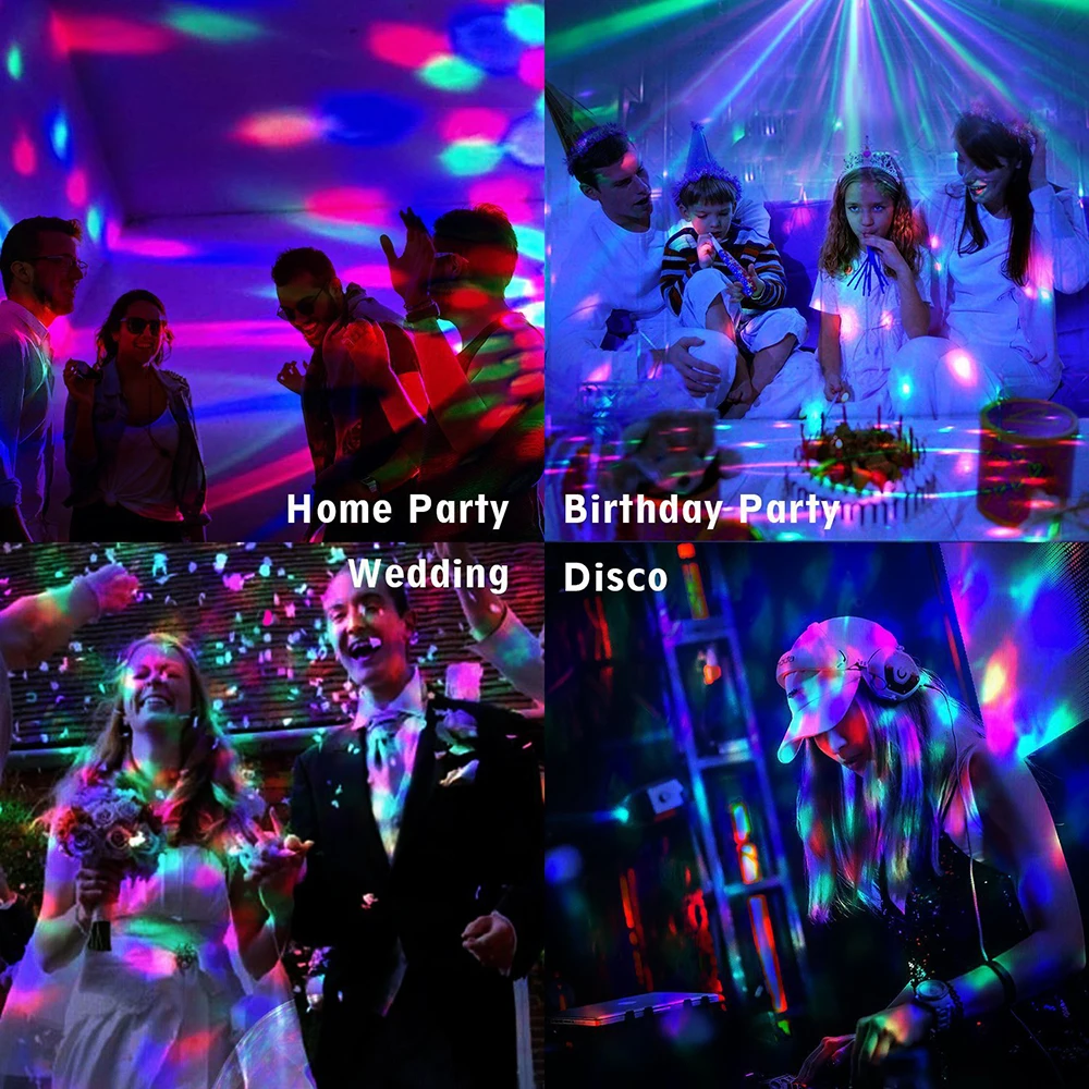 LED Disco Laser Light RGB Projector Party Lights 60 Patterns DJ Magic Ball Laser Party Holiday Christmas Stage Lighting Effect
LED Disco Laser Light RGB Projector Party Lights 60 Patterns DJ Magic Ball Laser Party Holiday Christmas Stage Lighting Effect