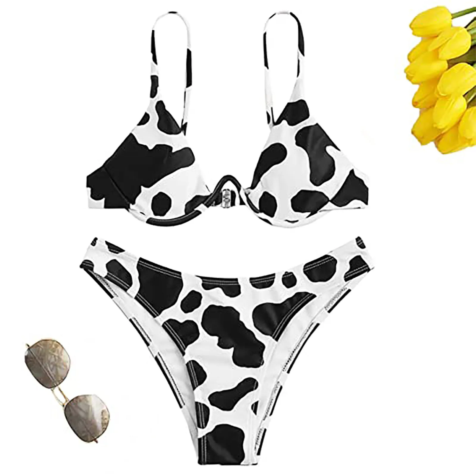 Сексуальные бикини с коровьим принтом, женское бикини пуш-ап 2023, мягкий бюстгальтер на бретелях, летний купальник с низкой талией, женские стринги, одежда для купания 
Сексуальные бикини с коровьим принтом, женское бикини пуш-ап 2023, мягкий бюстгальтер на бретелях, летний купальник с низкой талией, женские стринги, одежда для купания