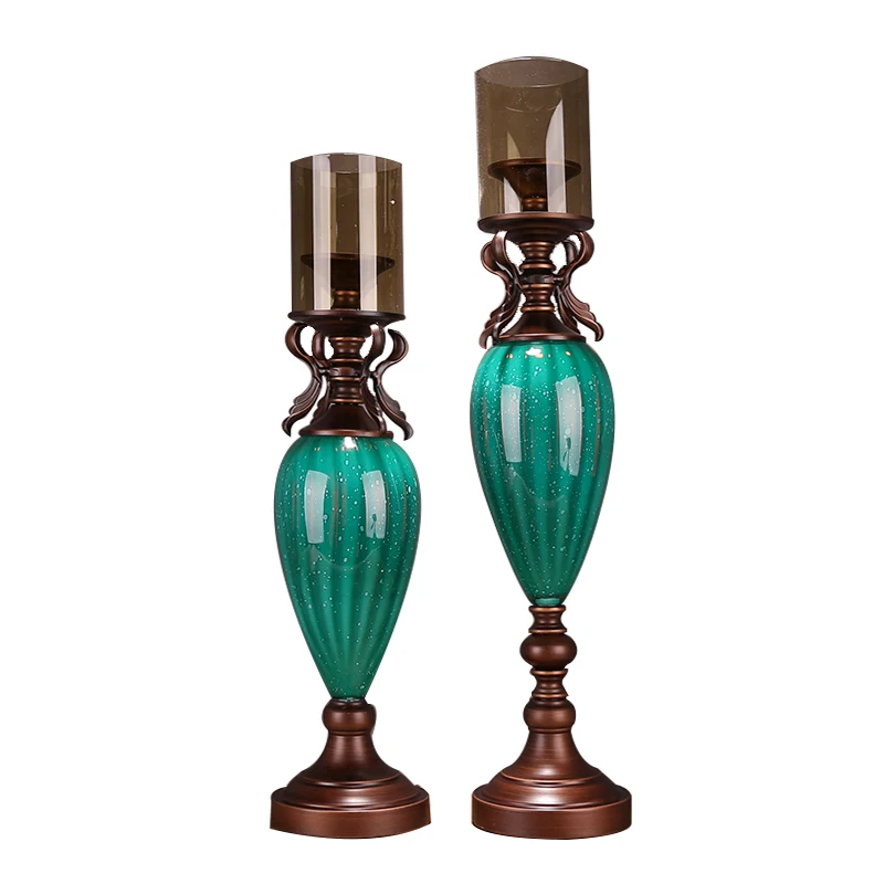 Luxury European American Model House Soft Home Decoration Furnishings Candlestick Ornaments
Luxury European American Model House Soft Home Decoration Furnishings Candlestick Ornaments