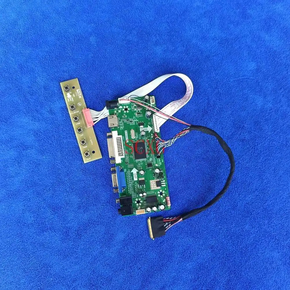LVDS 40 Pin DIY Kit 60Hz WLED LCD display drive controller board 1600*900 Fit LTN156KT02/N156O6 HDMI-compatible DVI VGA MNT68676
LVDS 40 Pin DIY Kit 60Hz WLED LCD display drive controller board 1600*900 Fit LTN156KT02/N156O6 HDMI-compatible DVI VGA MNT68676