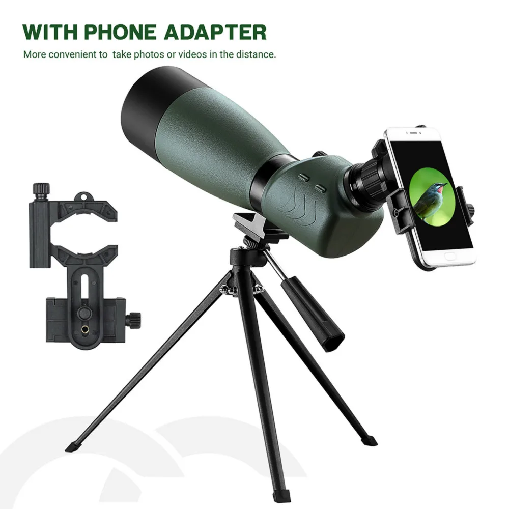 Монокулярный телескоп 25-75X70 BAK4, Зрительная труба со штативом и адаптером для телефона, под углом 45 градусов, для стрельбы и охоты
Монокулярный телескоп 25-75X70 BAK4, Зрительная труба со штативом и адаптером для телефона, под углом 45 градусов, для стрельбы и охоты