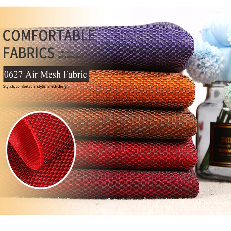 Breathable Polyester Air Sandwich Mesh Fabric for Car Seat Upholstery Bags Sewing Accessories Per Meters
Breathable Polyester Air Sandwich Mesh Fabric for Car Seat Upholstery Bags Sewing Accessories Per Meters