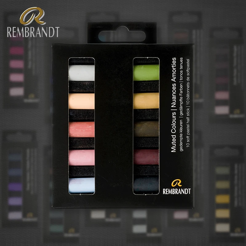 Нидерланды Rembrandt Master Soft Pastel 5/10 цвет s половина длины Профессиональный Цвет Мел