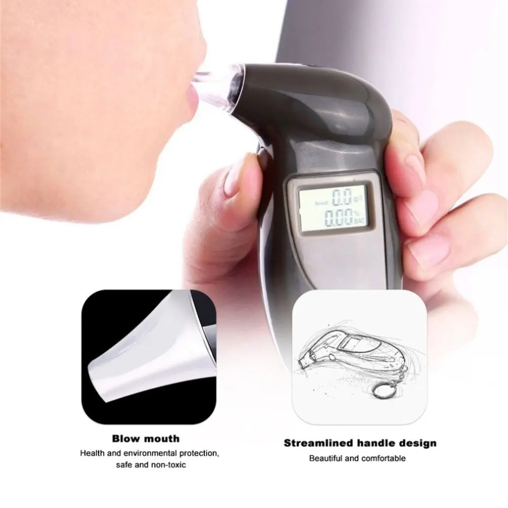 1PCS Handheld Backlight Digital Alcohol Tester Digital Alcohol Breath Tester Breathalyzer Analyzer LCD Detector Backlight Light
1PCS Handheld Backlight Digital Alcohol Tester Digital Alcohol Breath Tester Breathalyzer Analyzer LCD Detector Backlight Light
