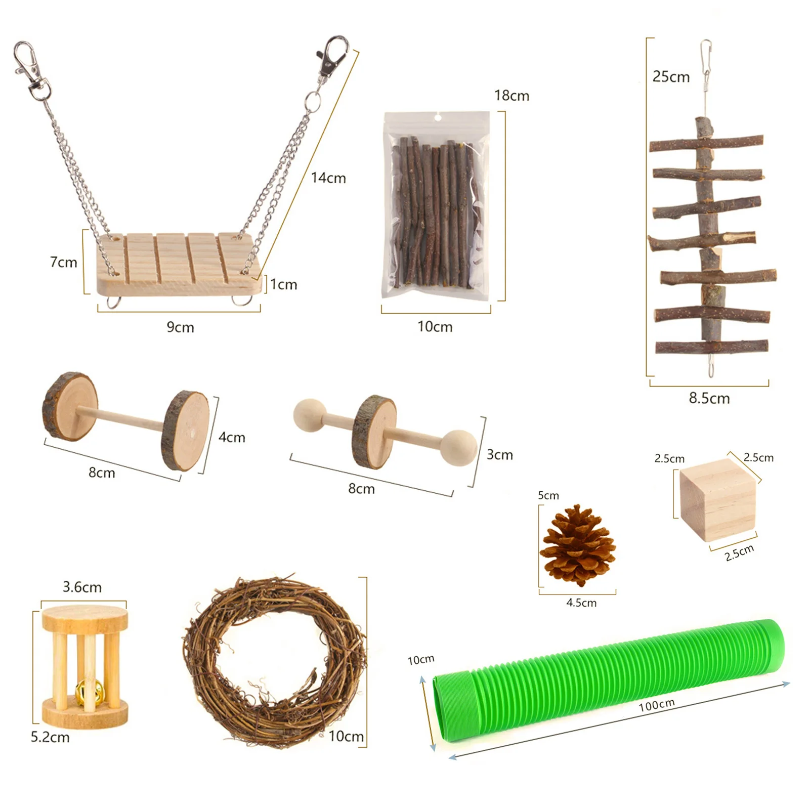 12PCS/Set Hamster Chew Toy Natural Wooden Toy Tunnel Apple Branch And Accessories Hamster Guinea Pig Tooth Care Molar Toy
12PCS/Set Hamster Chew Toy Natural Wooden Toy Tunnel Apple Branch And Accessories Hamster Guinea Pig Tooth Care Molar Toy