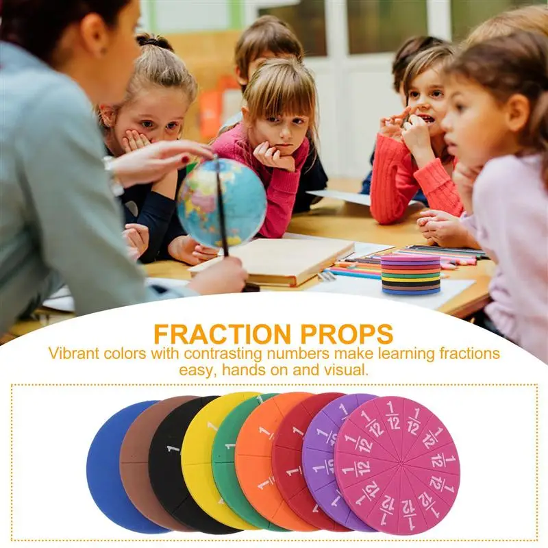 2 Sets Fraction Props Teaching Aid Primary School Education Fraction Circles
2 Sets Fraction Props Teaching Aid Primary School Education Fraction Circles