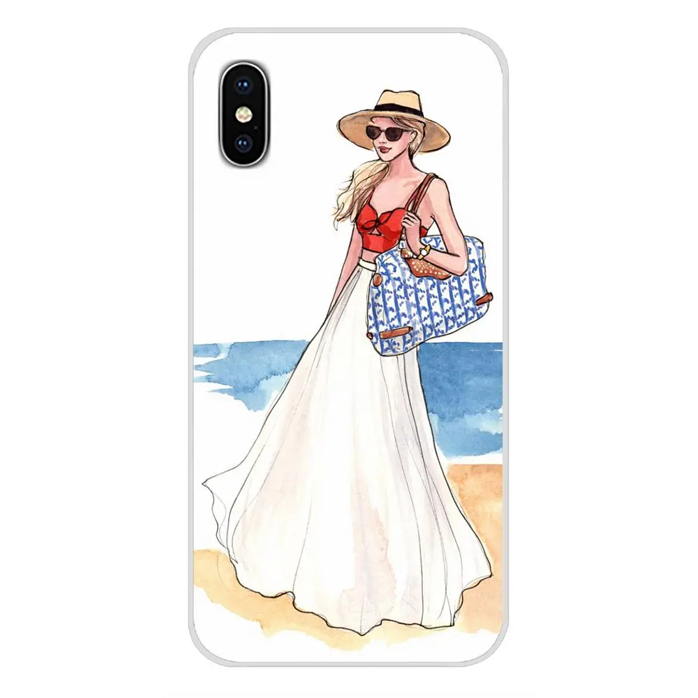 Девушка с бокалом вина аксессуары телефон оболочки чехлы для samsung Galaxy J1 J2 J3 J4 J5 J6 J7