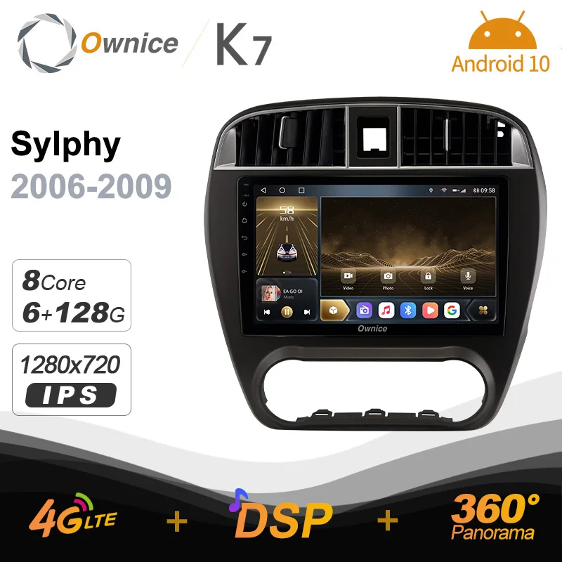K7 Ownice 6G Ram 128G Rom Android 10.0 Car radio setero for Nissan sylphy 2006 - 2009 Auto Audio 360 Panorama Optical 5G Wifi
K7 Ownice 6G Ram 128G Rom Android 10.0 Car radio setero for Nissan sylphy 2006 - 2009 Auto Audio 360 Panorama Optical 5G Wifi
