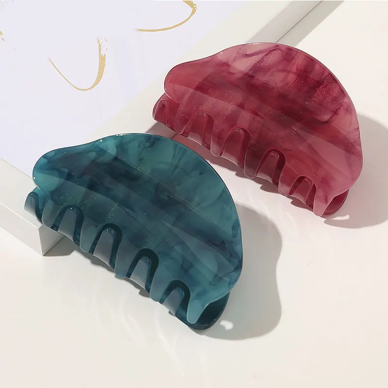 Women Girls Geometric Acetate Marble Hair Claws Crab Hair Clamp Vintage Acrylic hair clips for women
Women Girls Geometric Acetate Marble Hair Claws Crab Hair Clamp Vintage Acrylic hair clips for women