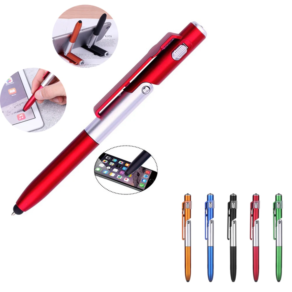 5PCS/LOT Multifunctional Ballpoint Pen 4-in-1 Folding Screen Stylus Light Pen Capacitive Pen with LED For Tablet Ballpoint Pen
5PCS/LOT Multifunctional Ballpoint Pen 4-in-1 Folding Screen Stylus Light Pen Capacitive Pen with LED For Tablet Ballpoint Pen