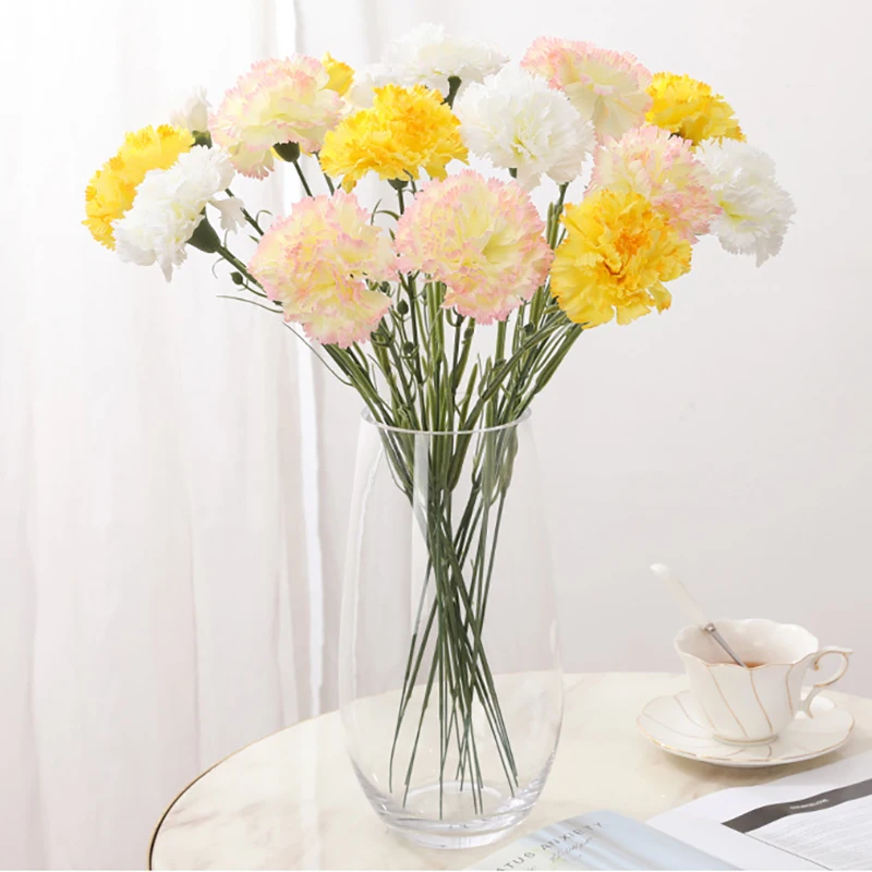 Artificial Flower Carnation Silk Flower Head Wedding Party Home Decoration Scrapbook Christmas Decoration Fake Flower
Artificial Flower Carnation Silk Flower Head Wedding Party Home Decoration Scrapbook Christmas Decoration Fake Flower