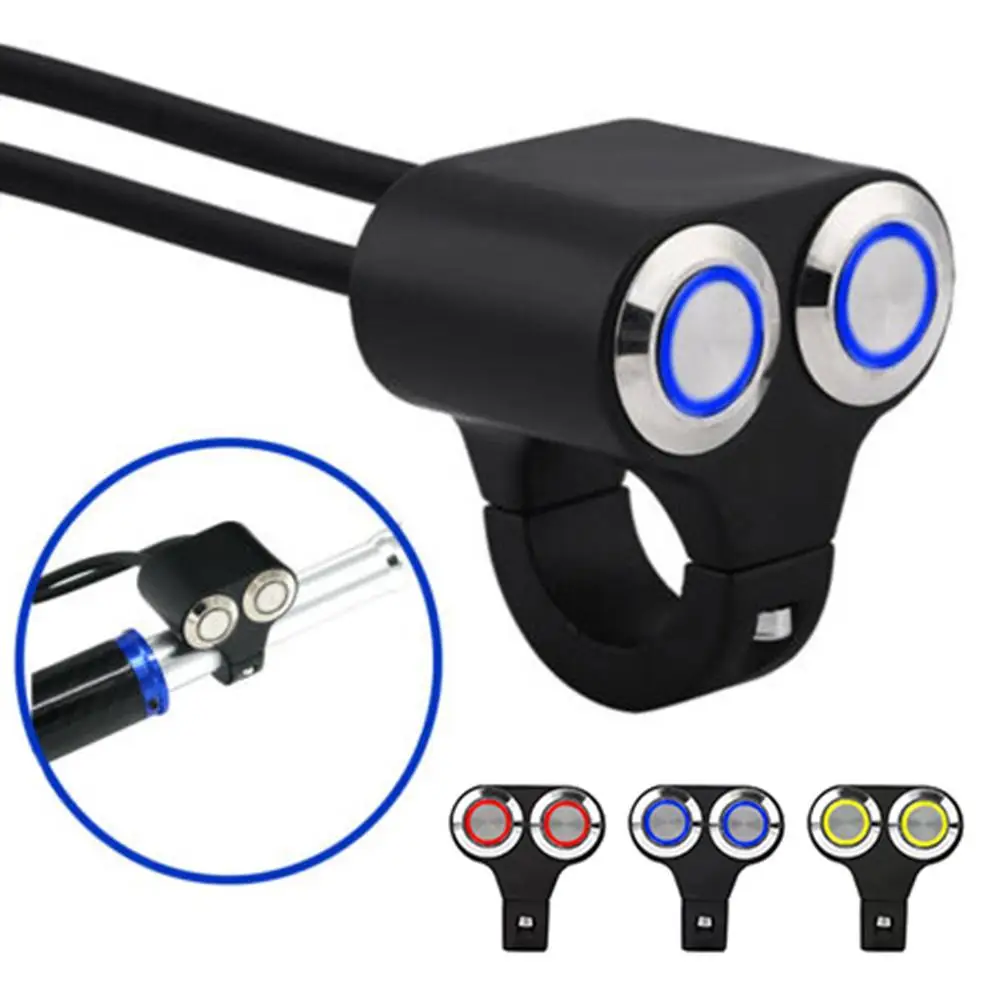 Motorcycle Switch 25mm Motorcycle Handlebar Manual-return Button LED Light Lamp Control Switch motorcycle modification
Motorcycle Switch 25mm Motorcycle Handlebar Manual-return Button LED Light Lamp Control Switch motorcycle modification