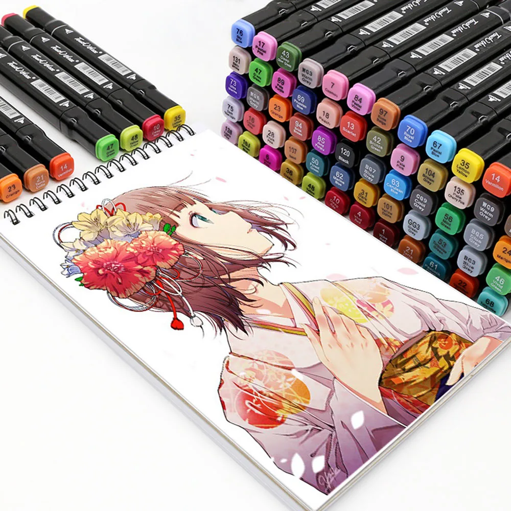 24/30/40/60/80 Colors Painting Drawing Double-end Markers Pen Alcohol Based Sketch Felt-Tip Oily Twin Brush Pen Art Supplies
24/30/40/60/80 Colors Painting Drawing Double-end Markers Pen Alcohol Based Sketch Felt-Tip Oily Twin Brush Pen Art Supplies