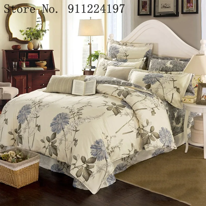Vintage Printing Duvet Cover High Quality Bed Sheets Comforter Bedding Set Single Double Queen King Size Flower 3PCS Quilt Cover
Vintage Printing Duvet Cover High Quality Bed Sheets Comforter Bedding Set Single Double Queen King Size Flower 3PCS Quilt Cover