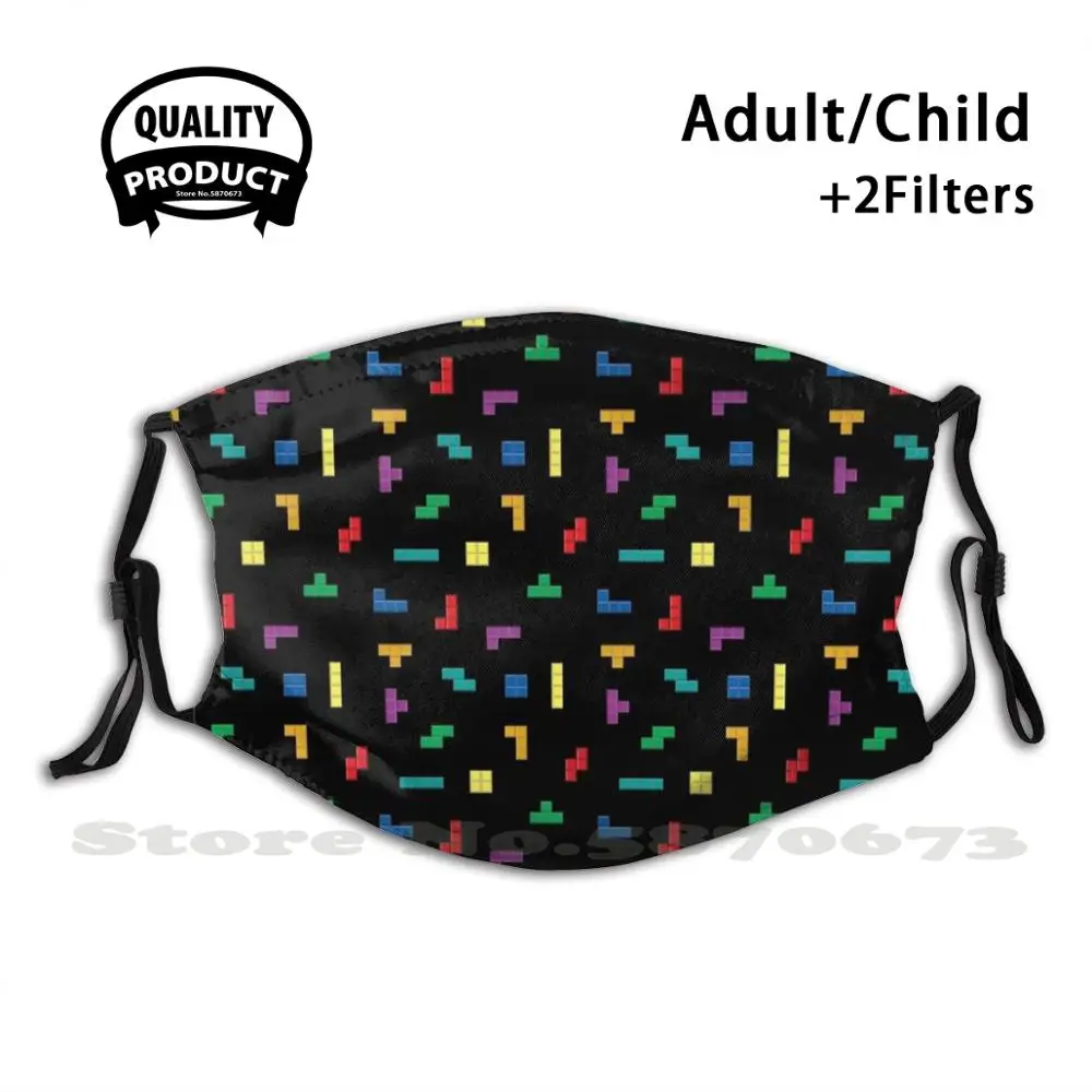 Tetris Block Pattern Fashion Mouth Masks Filter Adult Kids Face Mask Tetris Vintage Retro Old Game Retro Game Mario Video Game
Tetris Block Pattern Fashion Mouth Masks Filter Adult Kids Face Mask Tetris Vintage Retro Old Game Retro Game Mario Video Game