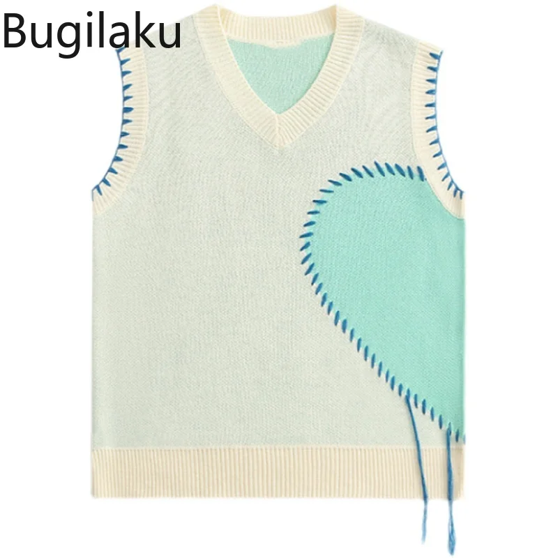 Женский Осенний Трикотажный жилет с круглым вырезом, без рукавов
Женский Осенний Трикотажный жилет с круглым вырезом, без рукавов