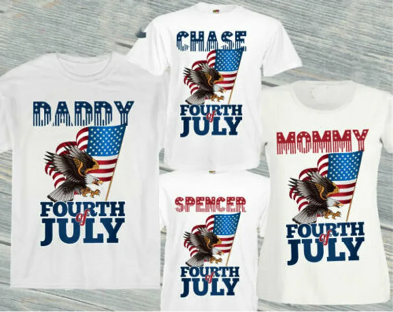 4th of July Eagle American Flag Patriotic T- Shirt Cotton Family Matching Outfits Dad Mom and Kids 2020 Independence Day T Shirt
4th of July Eagle American Flag Patriotic T- Shirt Cotton Family Matching Outfits Dad Mom and Kids 2020 Independence Day T Shirt