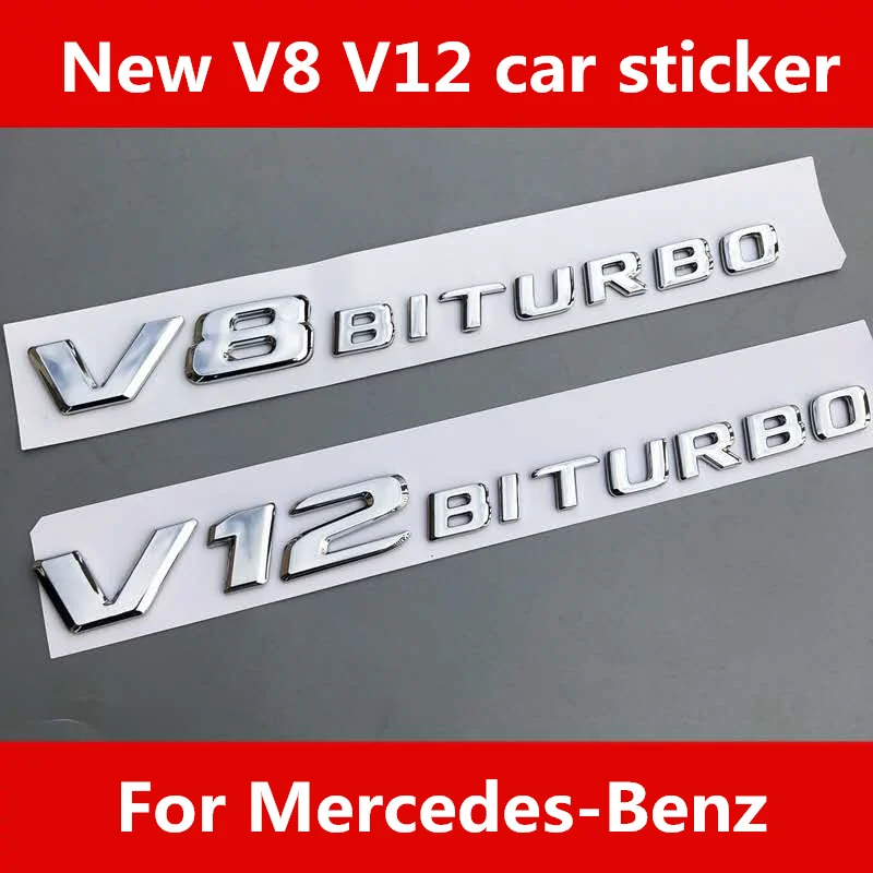 1PCS high-quality electroplated ABS material V8 V12 BITURBO fender side Car sticker for Door & waistline for Mercedes Benz
1PCS high-quality electroplated ABS material V8 V12 BITURBO fender side Car sticker for Door & waistline for Mercedes Benz