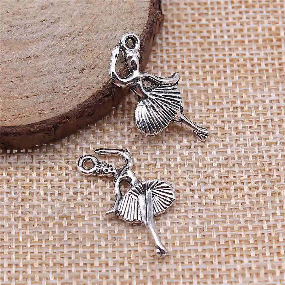 Jewelery Pendants Making Charms For Jewelry 20pcs Dancing Charms 14x25mm Antique Silver Plated
Jewelery Pendants Making Charms For Jewelry 20pcs Dancing Charms 14x25mm Antique Silver Plated