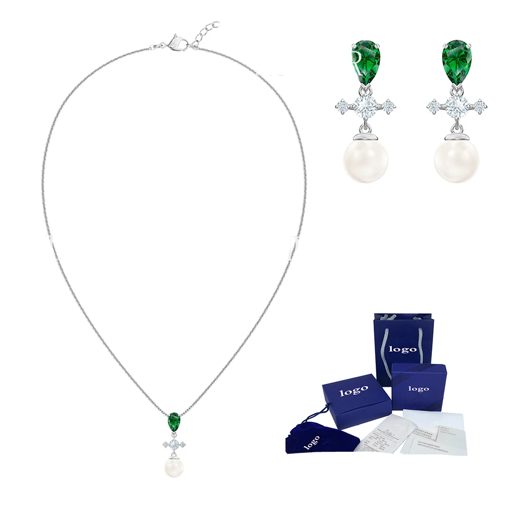 Perfection Exquisite Series Green Elegant Lady Necklace Earring Water Drop Design Preferred Charm Jewelry Sets
Perfection Exquisite Series Green Elegant Lady Necklace Earring Water Drop Design Preferred Charm Jewelry Sets