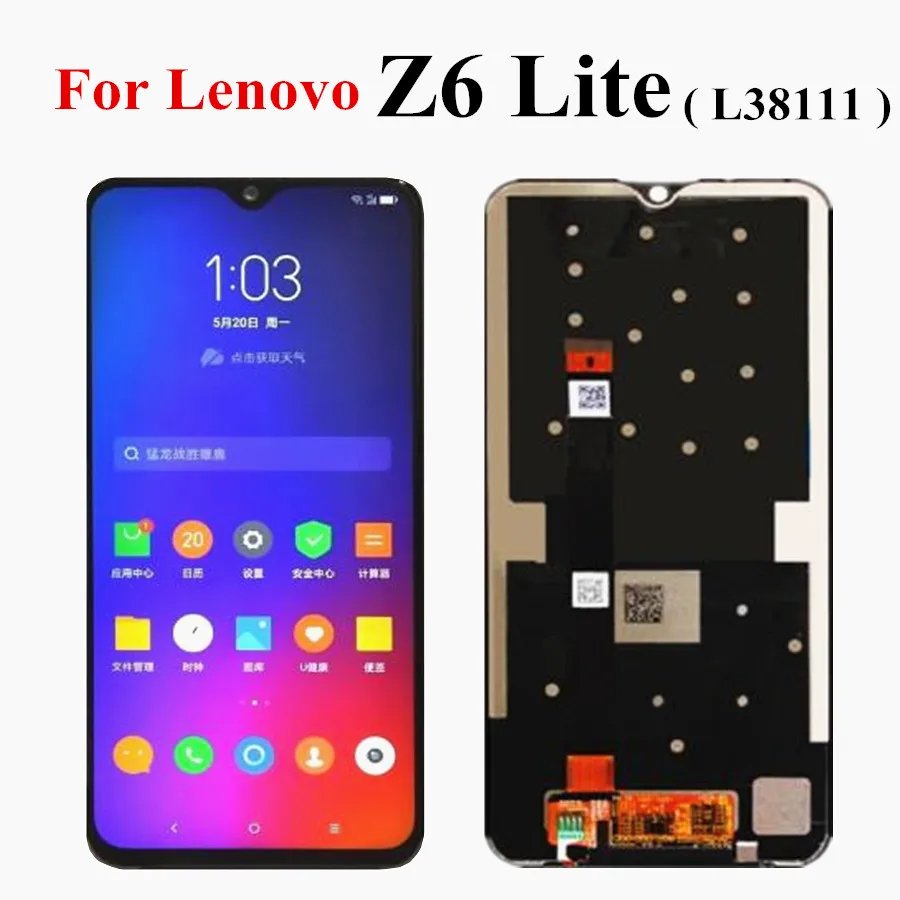 ЖК-дисплей для Lenovo Z6 lite / Z6 Youth, ЖК-дисплей, сенсорный экран, дигитайзер, панель, стекло в сборе для Lenovo L38111 Z6 lite LCD
ЖК-дисплей для Lenovo Z6 lite / Z6 Youth, ЖК-дисплей, сенсорный экран, дигитайзер, панель, стекло в сборе для Lenovo L38111 Z6 lite LCD