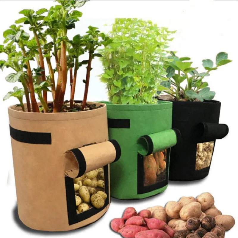 Plant Growth Bag Vegetable Planter Fabric Garden Pot Planters Moisturizing Vertical Garden Greenhouse Potato For Orchard And Gar
Plant Growth Bag Vegetable Planter Fabric Garden Pot Planters Moisturizing Vertical Garden Greenhouse Potato For Orchard And Gar