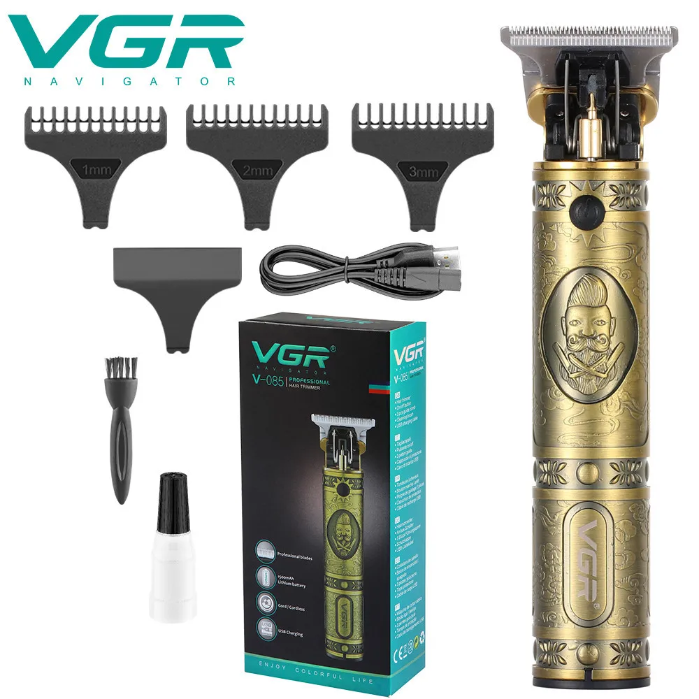 VGR V-085 Electric Hair Clipper New Electric Trim USB Chargable Barber Scissors T9 Oil Head Trim Engraving Hair Clippers Men
VGR V-085 Electric Hair Clipper New Electric Trim USB Chargable Barber Scissors T9 Oil Head Trim Engraving Hair Clippers Men