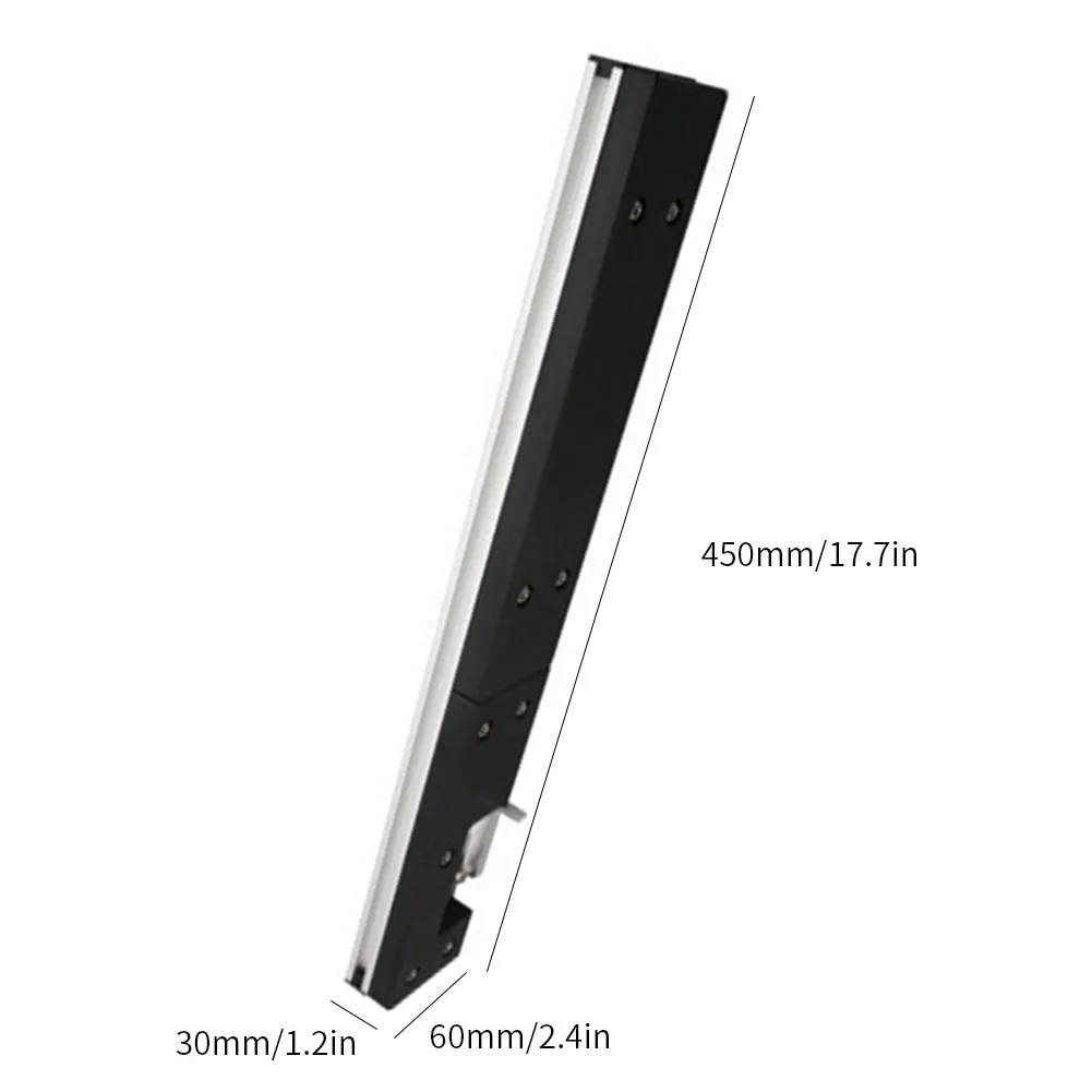 450mm Miter Gauge with track Stop Table Saw/Router Miter Gauge Sawing Assembly Ruler for Table Saw Router Woodworking Tools
450mm Miter Gauge with track Stop Table Saw/Router Miter Gauge Sawing Assembly Ruler for Table Saw Router Woodworking Tools