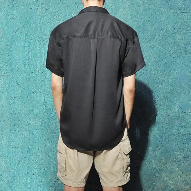 Men Shirts Summer 2021 Business Casual Single Breasted Tops Shirts England Style Vintage Lapel Short Sleeve Shirts Male S-3XL
Men Shirts Summer 2021 Business Casual Single Breasted Tops Shirts England Style Vintage Lapel Short Sleeve Shirts Male S-3XL