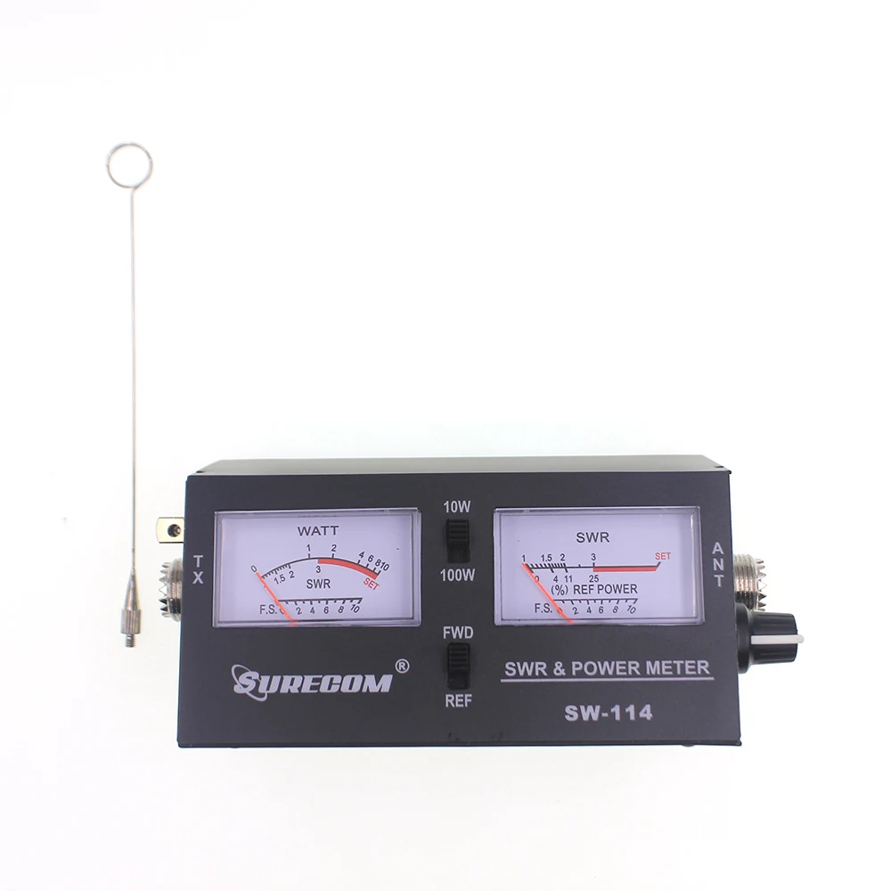 Surecom SW-114 27-30 МГц КСВ/RF/полевой измеритель мощности аналоговый с 3 функциями и