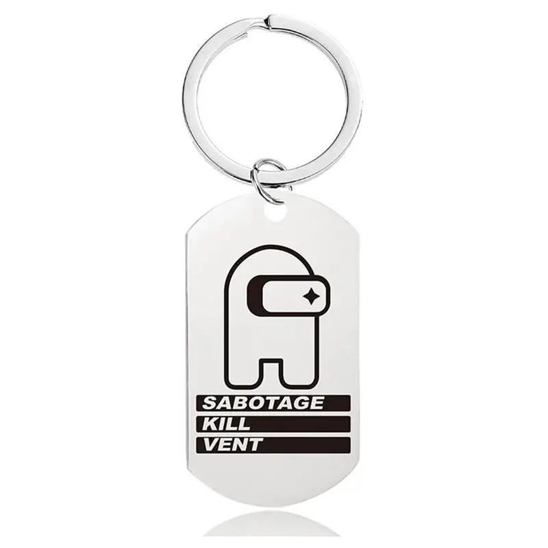 Metal Among Us Keychain Cartoon Fashion Game 3cm Werewolves Of Miller's Hollow Key Chain Men Boy Bag Pendant Keyring
Metal Among Us Keychain Cartoon Fashion Game 3cm Werewolves Of Miller's Hollow Key Chain Men Boy Bag Pendant Keyring