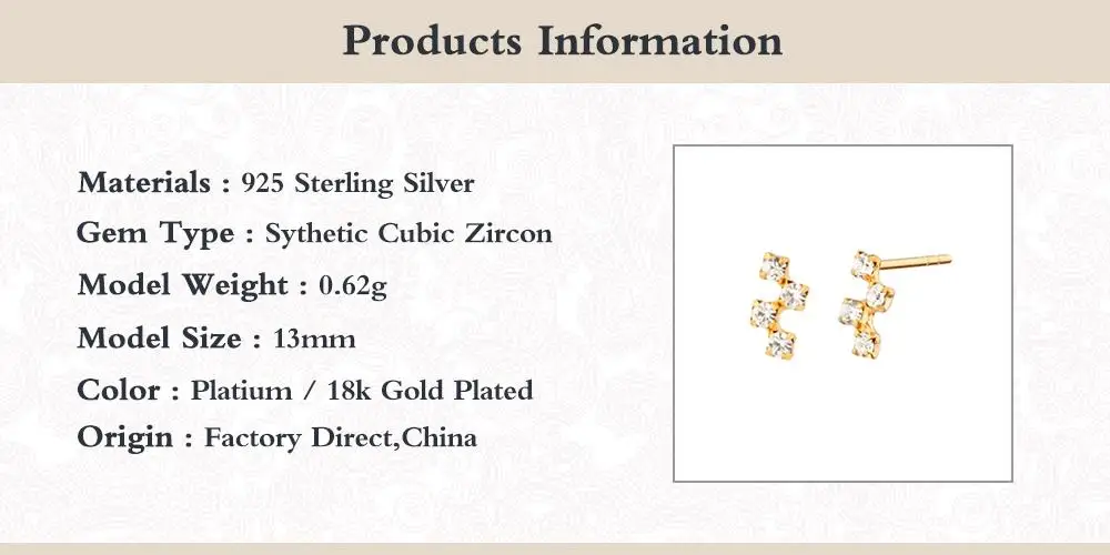 Canner 1 Pair 100% Real Sterling 925 Silver Luxury Zircon Lightning Piercing Stud Earring For Women Fashion Jewelry For Party
Canner 1 Pair 100% Real Sterling 925 Silver Luxury Zircon Lightning Piercing Stud Earring For Women Fashion Jewelry For Party