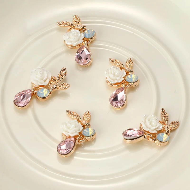 10pcs/set 24x13mm Metal Flower Water Drop Hanging Buckle Flat Crystal Clothing Charm Buckles DIY Craft Jewelry Making
10pcs/set 24x13mm Metal Flower Water Drop Hanging Buckle Flat Crystal Clothing Charm Buckles DIY Craft Jewelry Making