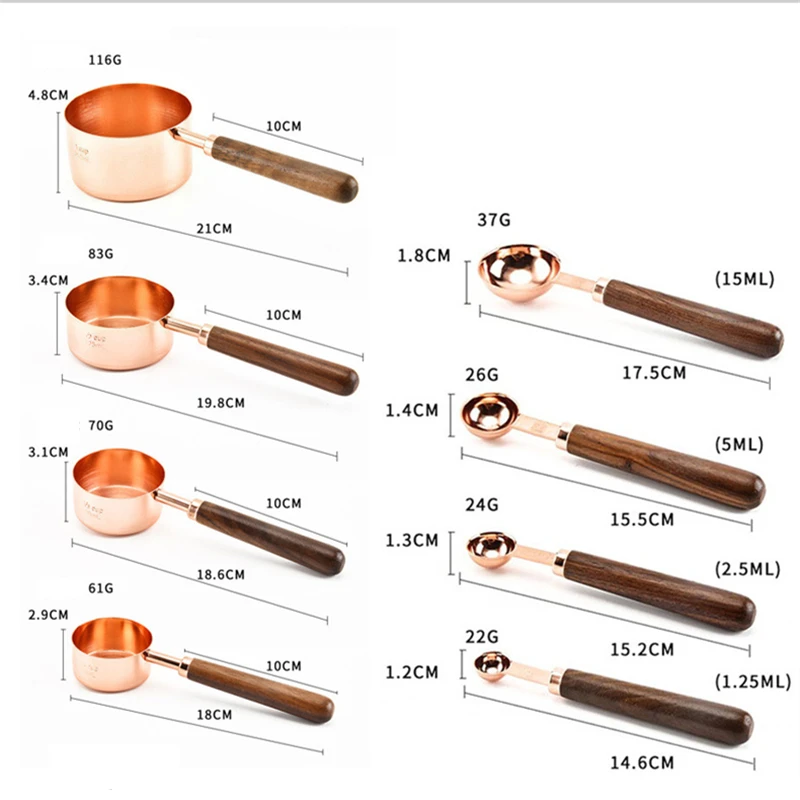 Кухонные измерительные инструменты для выпечки чая кофе мерная чашка ложка